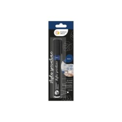 Stylo peinture bleu satin MAISON DECO pochoir 0.01l