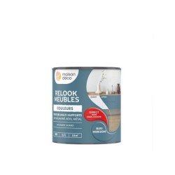 Peinture Relook meuble MAISON DECO bleu horizon satine 0.5 l