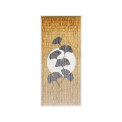 Rideau de porte en bambou, Ginkgo e 214, l.90 x H.200 cm, multicouleur