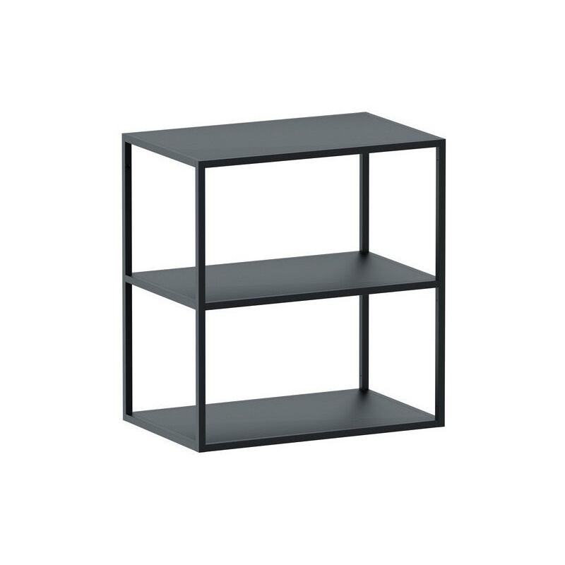 Structure metal + etageres bois SPACEO Evo'm Metal Frame H.64 X L.60 X P.38 cm