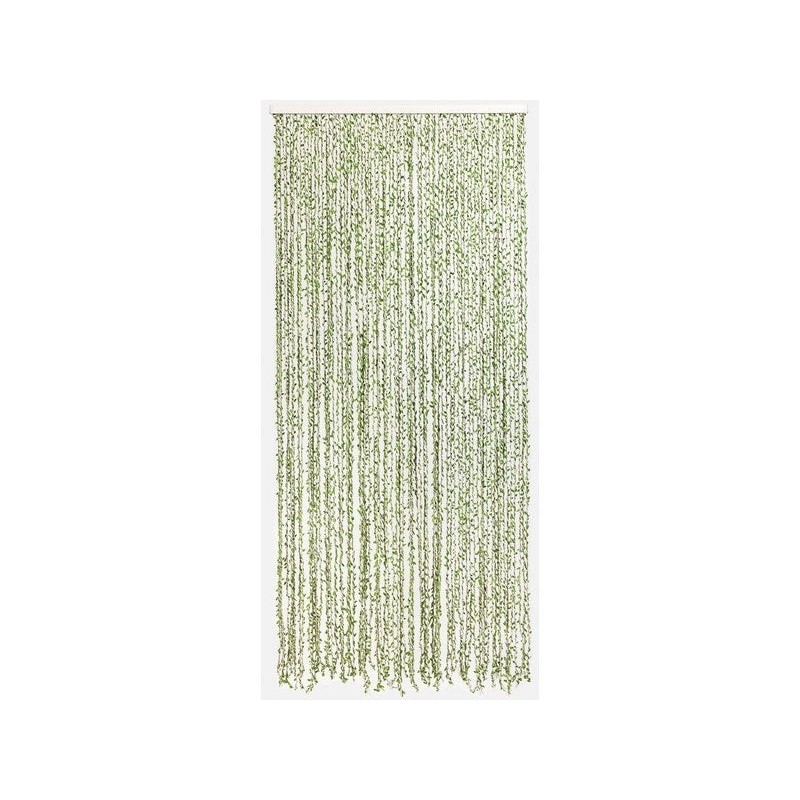 Rideau de porte décoratif en papier polyester samana, MOREL, l.90 x H.200 cm vert