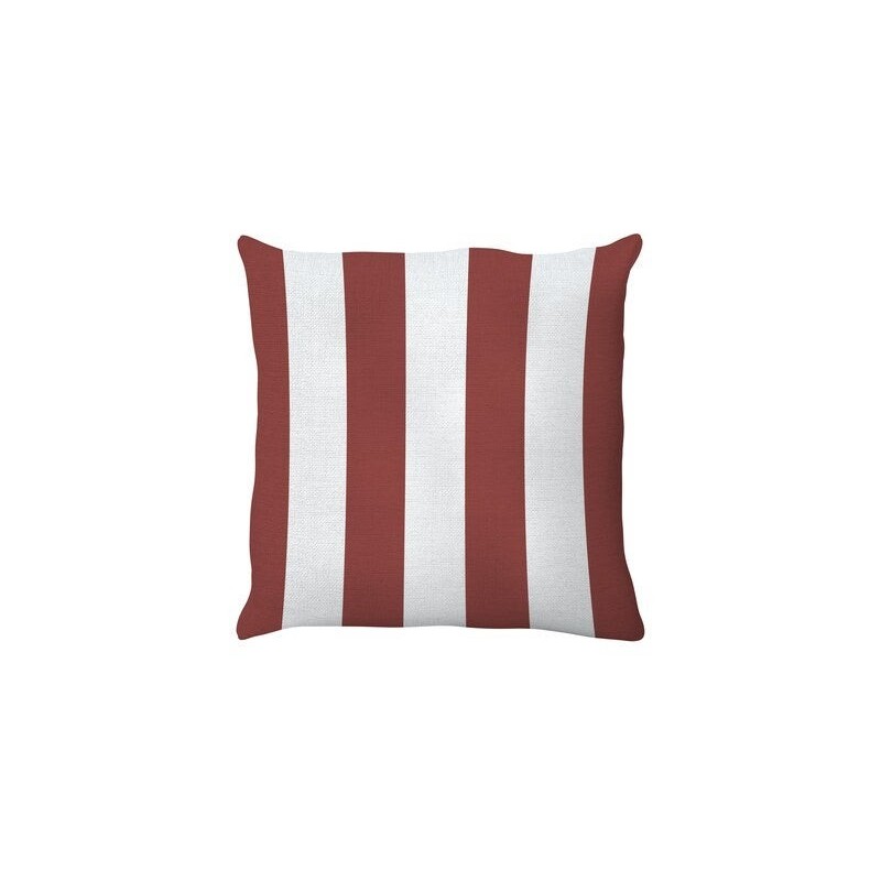 Coussin déco wide, polycoton, l.45 x H 45 cm, rouge cocktail, NATERIAL