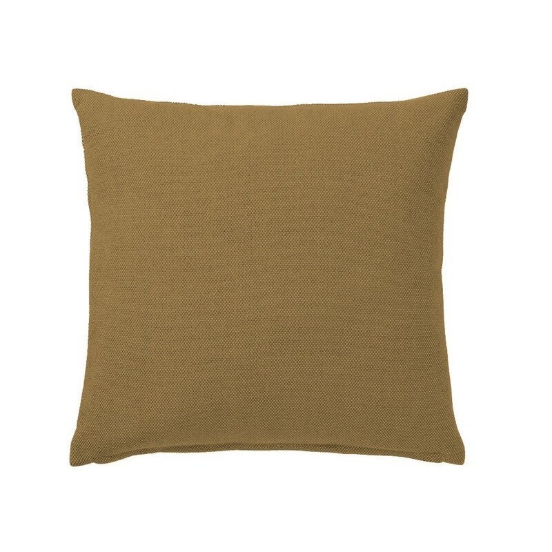 Coussin pillow soft, polycoton, l.40 x H 40 cm, jaune pécan 4, NATERIAL