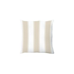 Coussin déco vintage strip, polycoton, l.45 x H 45 cm, beige navajo, NATERIAL