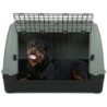 Cage transport chien / chat travel plastique recyclé l