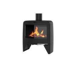 Poêle à bûche Paul noir, 10 kW