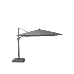 Parasol deporte LED+Pied anthracite Sonora NATERIAL, L.391 x l.282 cm