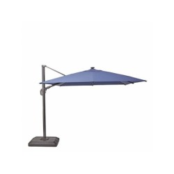 Parasol déporté LED+Pied marin Sonora II NATERIAL, L.391 x l.282 cm