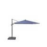 Parasol déporté LED+Pied marin Sonora II NATERIAL, L.288 x l.288 cm