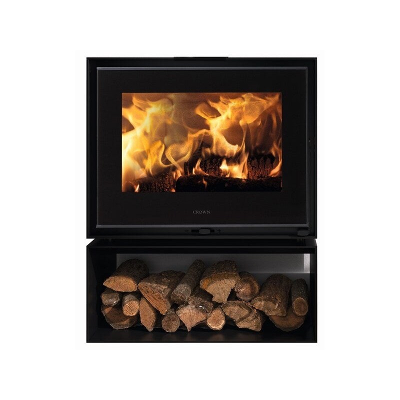 Poêle à bois PANADERO dicee bucher écodesign noir, 6.7 kW