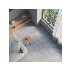 Carrelage sol effet beton gris, l.60,8 x L. 60,8 cm ARTENS shala, 1,45m2