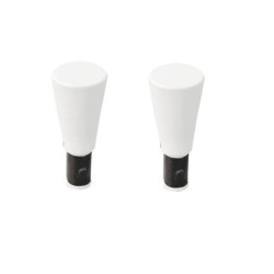 2 embouts pour barre de vitrage, Diam.10 mm, blanc Cosy, CESSOT