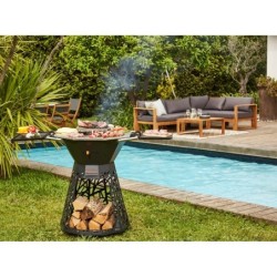 Barbecue design BRASERO, noir