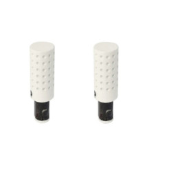 2 embouts pour barre de vitrage, Diam.10 mm, blanc Design, CESSOT