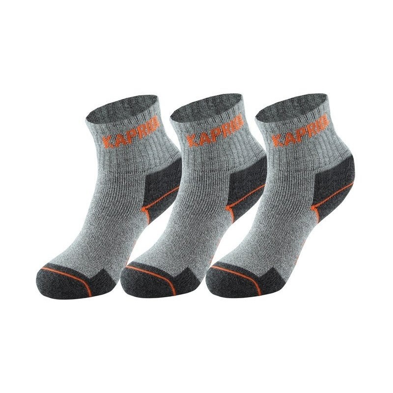 Lot de 3 paires de chaussettes courtes, KAPRIOL Work, pointure 45-47