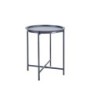 Table d'appoint gris anthracite NATERIAL Mobis diamètre 45 cm