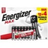 Lot de 12 + 4 piles lr03 aaa, 1.5 V, ENERGIZER