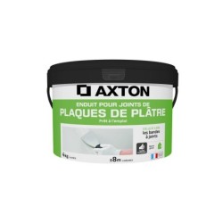 Enduit pour joint en pâte Prêt à l'emploi AXTON blanc 4 kg