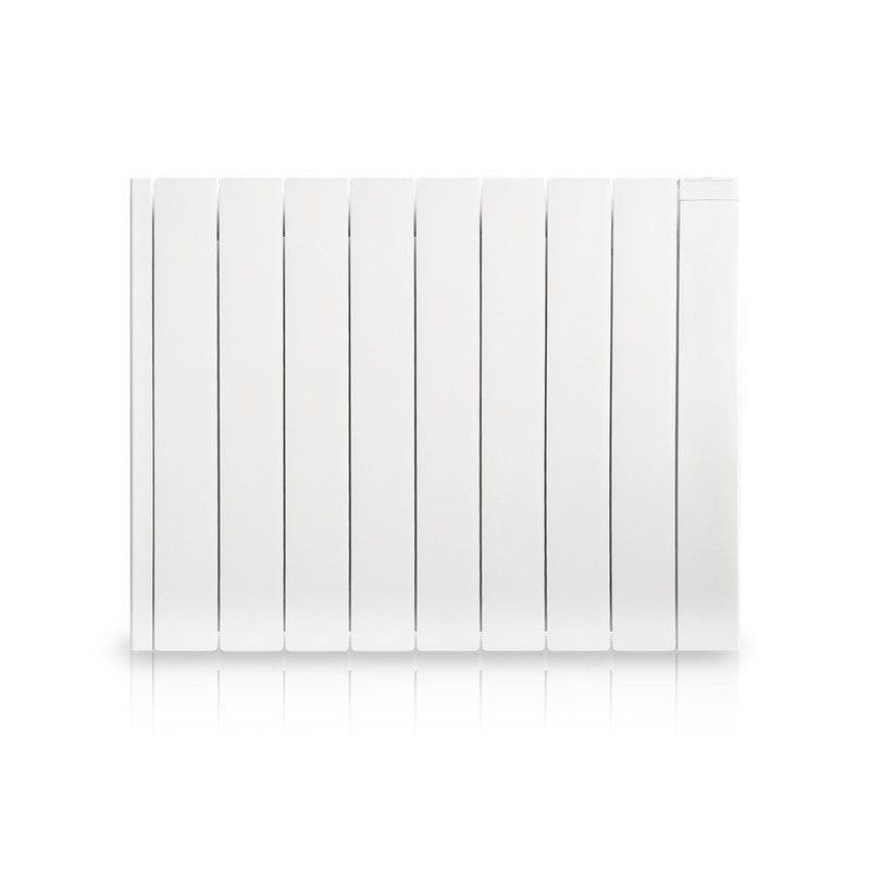 Radiateur électrique à inertie fluide 1500 W HJM Alanis horizontal blanc