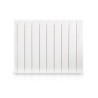 Radiateur électrique à inertie fluide 1500 W HJM Alanis horizontal blanc