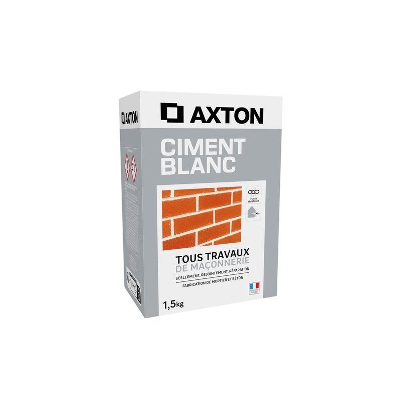 Ciment blanc AXTON, 1,5kg