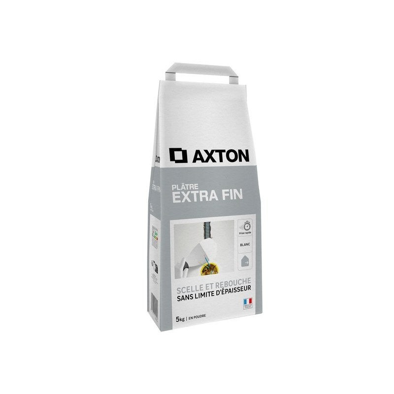 Enduit fin poudre AXTON blanc 5 kg