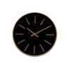 Horloge Moderne EMDE noir et doré Diam.30.5 cm