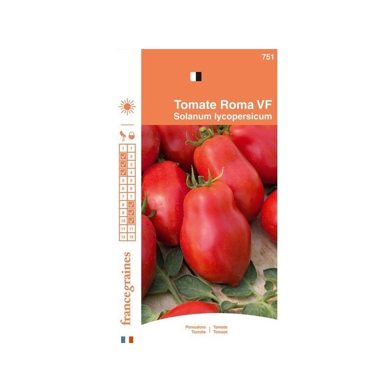 Sachet graines tomate roma, FRANCE GRAINES, 1 g