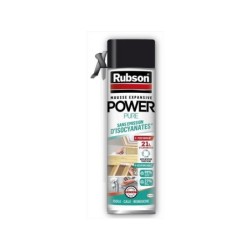 Mousse expansive multi usages 0% iso power pure RUBSON blanc 500ml/21l