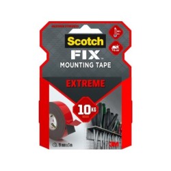 Double Face Extrême 3m x 19mm Fix 3M blanc