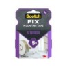 Double Face miroir 3m x 19mm Fix 3M blanc