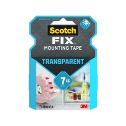 Double face transparent 3m x 19mm Fix 3M transparent