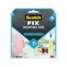 Double face transparent 10m x 19mm Fix 3M transparent