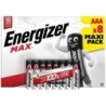 Lot de 8 piles alcaline AAA , 1.5 V, ENERGIZER