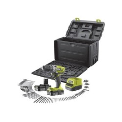 Perceuse sans fil RYOBI 18 V 2 Ah, 2 batteries 18DD3-220X