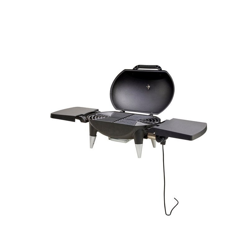 Barbecue électrique avec grill, NATERIAL Hyperion, 2200 watts, noir