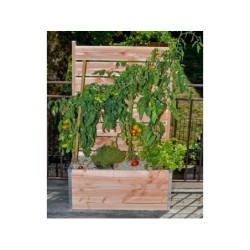 Carre potager MON PETIT POTAGER naturel L.  75 x L.  35 x H. 136 cm