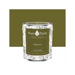 Peinture goemon mur, plafond et boiserie , PURE  PAINT velours 2.5 l