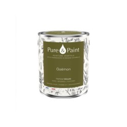 Peinture goemon mur, plafond et boiserie , PURE  PAINT velours 2.5 l