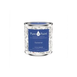 Peinture outremer mur, plafond et boiserie , PURE  PAINT velours 0.5 l