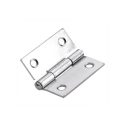 Lot de 2 charnières universel acier pour meuble, HETTICH, L.36 x l.38 mm