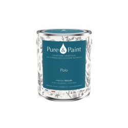 Peinture polo mur, plafond et boiserie , PURE  PAINT velours 2.5 l