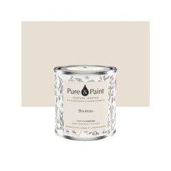 Peinture bouleau mur, plafond et boiserie , PURE  PAINT velours 0.5 l