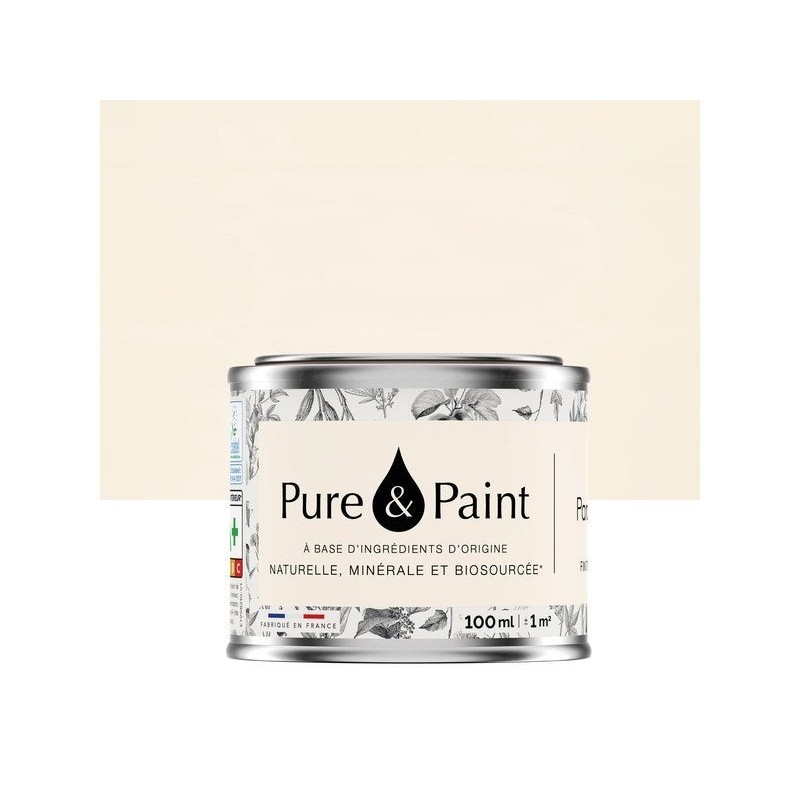 Testeur peinture parchemin velours , PURE  PAINT 100 ml