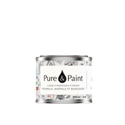 Testeur peinture blanc velours , PURE  PAINT 100 ml