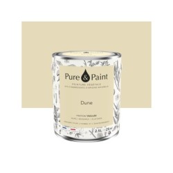 Peinture dune mur, plafond et boiserie , PURE  PAINT velours 2.5 l