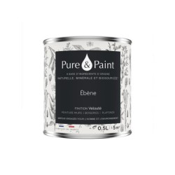 Peinture ebene mur, plafond et boiserie , PUREPAINT velours 0.5 l