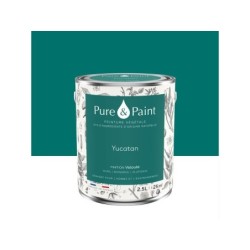 Peinture yucatan mur, plafond et boiserie , PURE  PAINT velours 2.5 l