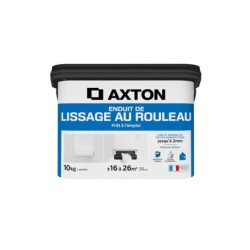 Enduit de lissage au rouleau en pâte, AXTON, 10 kg