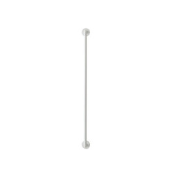 Tringle a rideau Curve Diam.10 mm Blanc mat 70 a 120 cm